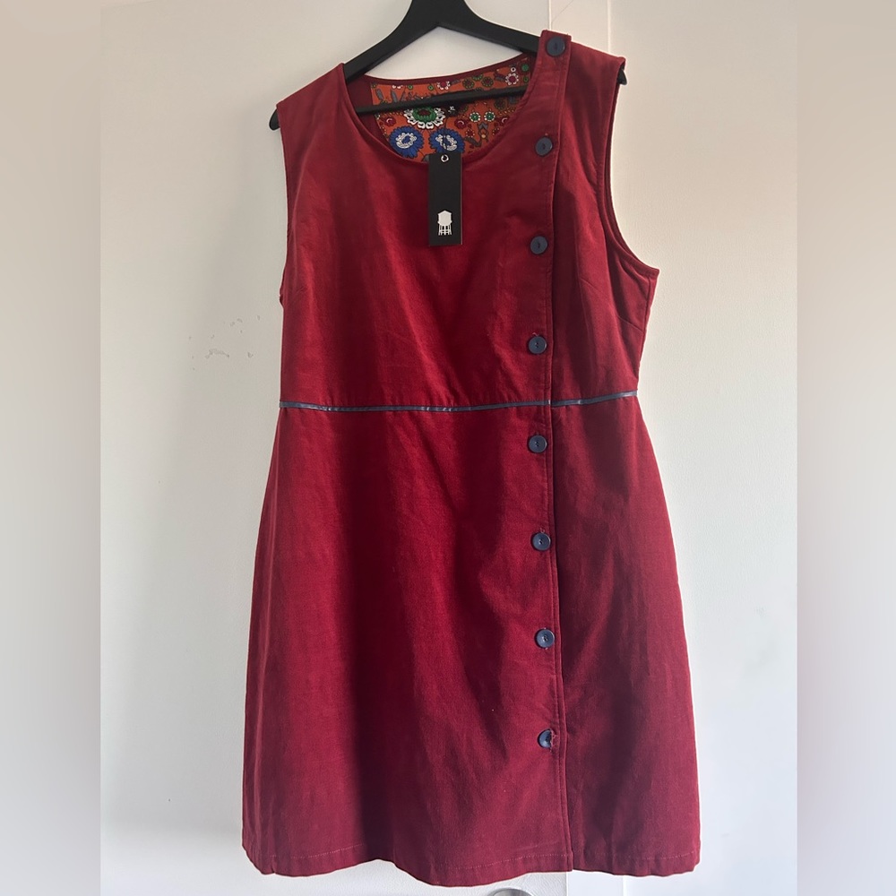 Brooklyn Industries Ruby Josie Pinafore Dress NWT Size XL